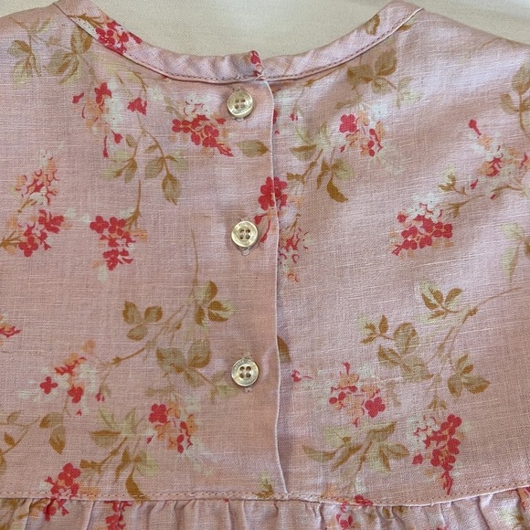 Vintage LIZ CLAIBORNE girls dress • size 3T • pink floral dress - Picture 8 of 14